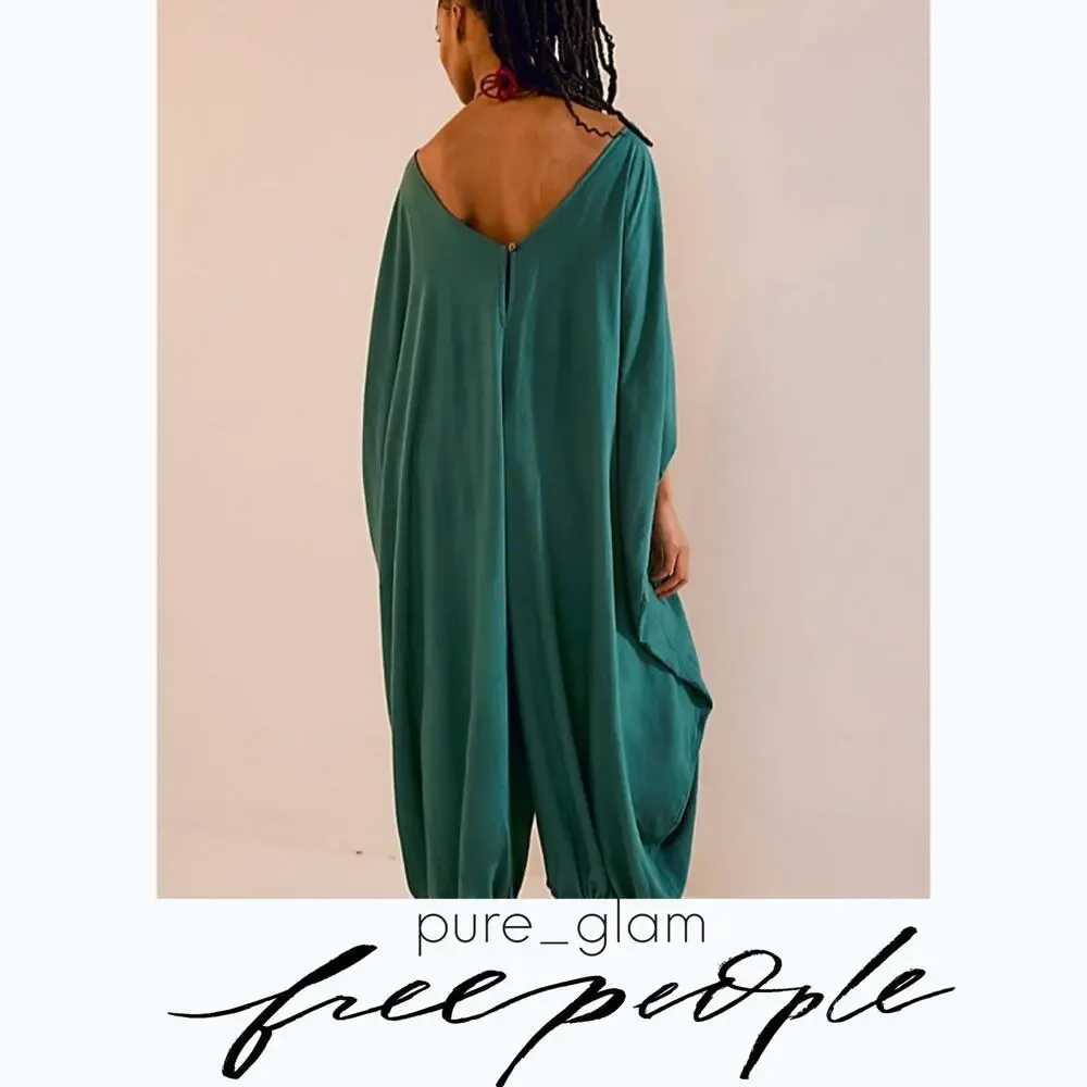 Free People jumpsuit wide-leg romper